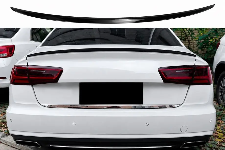 Audi A6 C7 2011–2018 S-Style spoiler (voor SD, hoogglans zwart) Foto 1