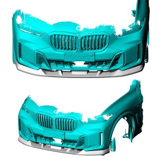 Carbon front bumper lip (voor M-Sport 2023+) foto 3