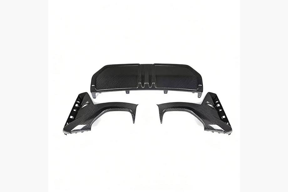 BMW 3 Serie G20/G21 2018– Achterbumper diffuser (voor G20 2022+, carbon) Foto 3