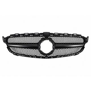 AMG Black voorgrille (voor Avantgarde/AMG-Line/C43 AMG) foto 1