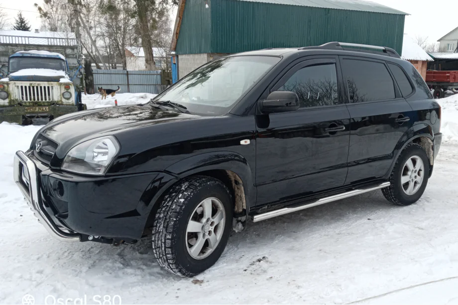 Hyundai Tucson JM 2004– Sidebars BB002 (2 stuks, RVS) Foto 1