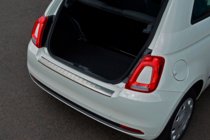 Fiat 500/500L 2013–2022 RVS achterbumper beschermlijst 3D/Cabrio (OmsaLine) foto 8