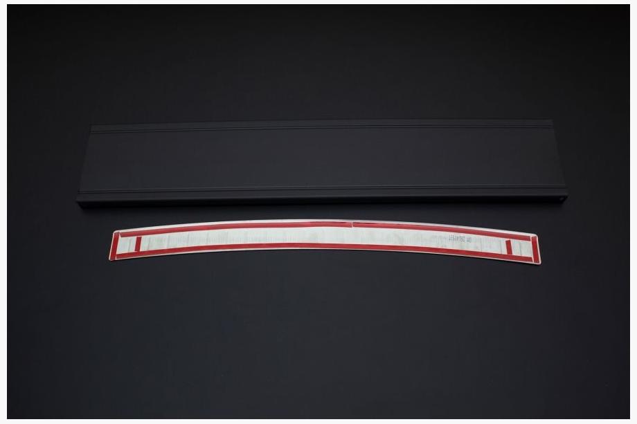 Ford Fiesta 2008–2017 OmsaLine rvs chromen achterbumperbeschermer Foto 3