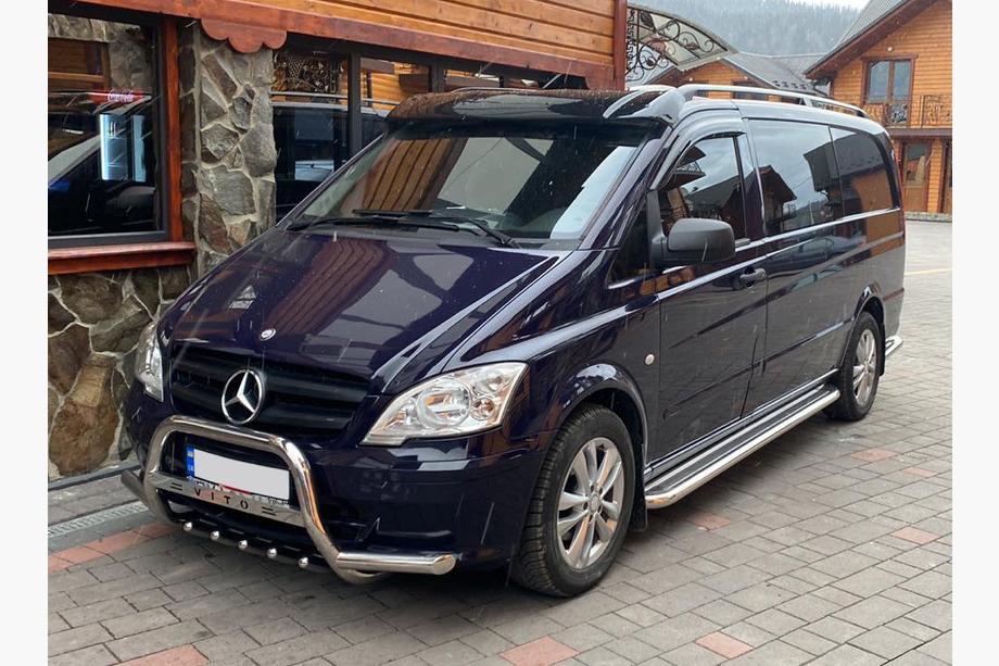 Mercedes Vito W639 2004–2014 Voorruitvizier (zwart hoogglans, 5 mm) Foto 3