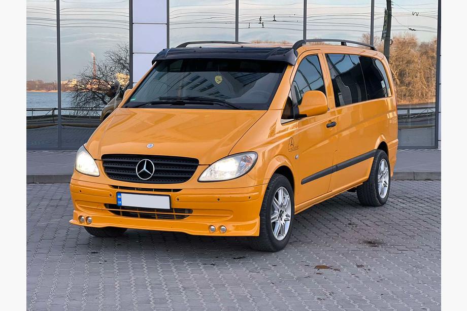 Mercedes Vito W639 2004–2014 Voorruitvizier (zwart hoogglans, 5 mm) Foto 1