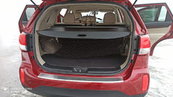 Kia Sorento II XM 2009–2014 RVS achterbumperbeschermer met omgezette rand Nataniko foto 2
