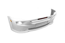 Volkswagen Crafter 2006–2016 Voorbumper lip 2012↗ (LED, spuitklaar) foto 1