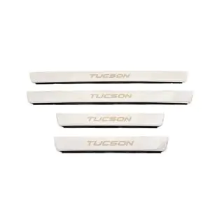 Carmos instaplijsten (4 stuks, RVS) foto 1