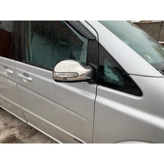 RVS spiegelkappen (2004-2010, Viano, 2 stuks) Mercedes Viano 2004–2014 foto 3