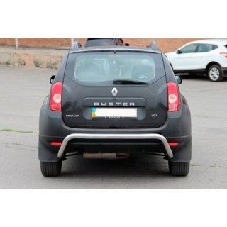 RVS achterbeschermbeugel Renault Duster 2008–2017 foto 2