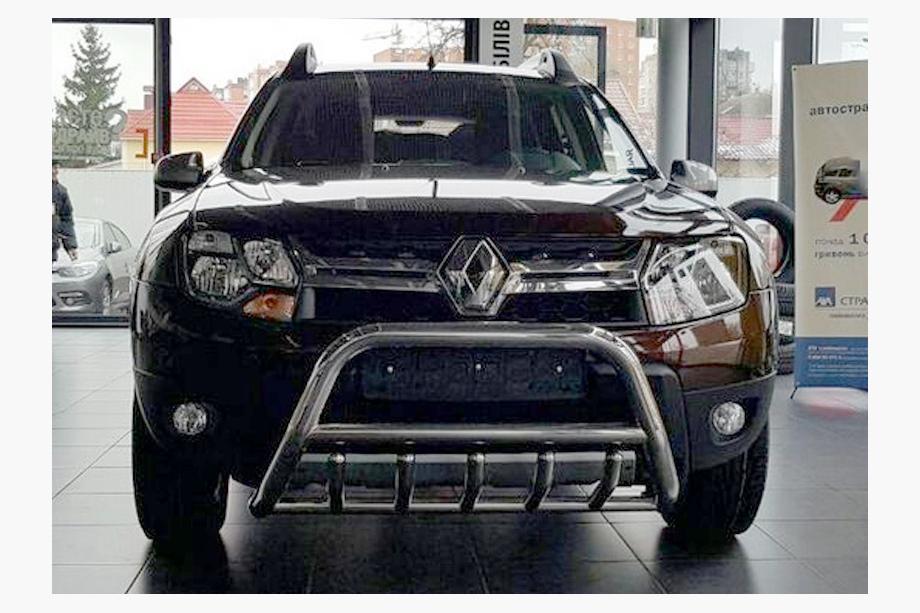 Dacia Duster 2008–2018 Bullbar zonder opschrift WT003 (RVS) Foto 5