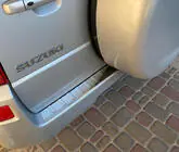Suzuki Grand Vitara 2005–2017 Achterbumperbeschermlijst Carmos (RVS) foto 5