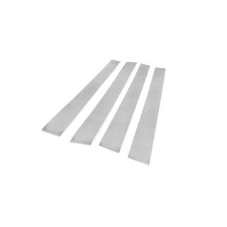 Chroom B-stijl folie Chevrolet Aveo T200 2002–2008 foto 3
