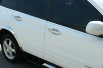SsangYong Action 2005–2018 Chroom omlijsting rond deurgrepen (4-delig, kunststof) foto 3