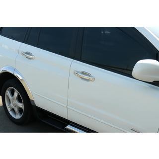 Chroom omlijsting rond deurgrepen (4-delig, kunststof) SsangYong Action 2005–2018 foto 3