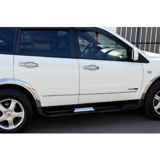 Chroom omlijsting rond deurgrepen (4-delig, kunststof) SsangYong Action 2005–2018 foto 1
