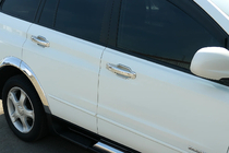 SsangYong Kyron 2005–2014 Chroom omlijsting rond deurgrepen (4-delig, kunststof) foto 3