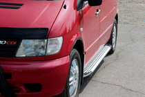 Mercedes Vito W638 1996–2003 Zijsteps Allmond Grey (2 stuks, aluminium) foto 4