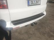 Volkswagen T5 Transporter 2003–2010 Achterbumperbeschermer met opstaande rand (ABS-kunststof) Mat foto 5