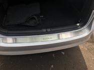 Volkswagen Passat B7 2012–2015 Nataniko RVS achterbumper beschermlijst Stationwagen foto 4