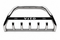 Mercedes Vito W639 2004–2014 Bullbar 60 mm (RVS) met opschrift, 2004-2010, 60 mm foto 3