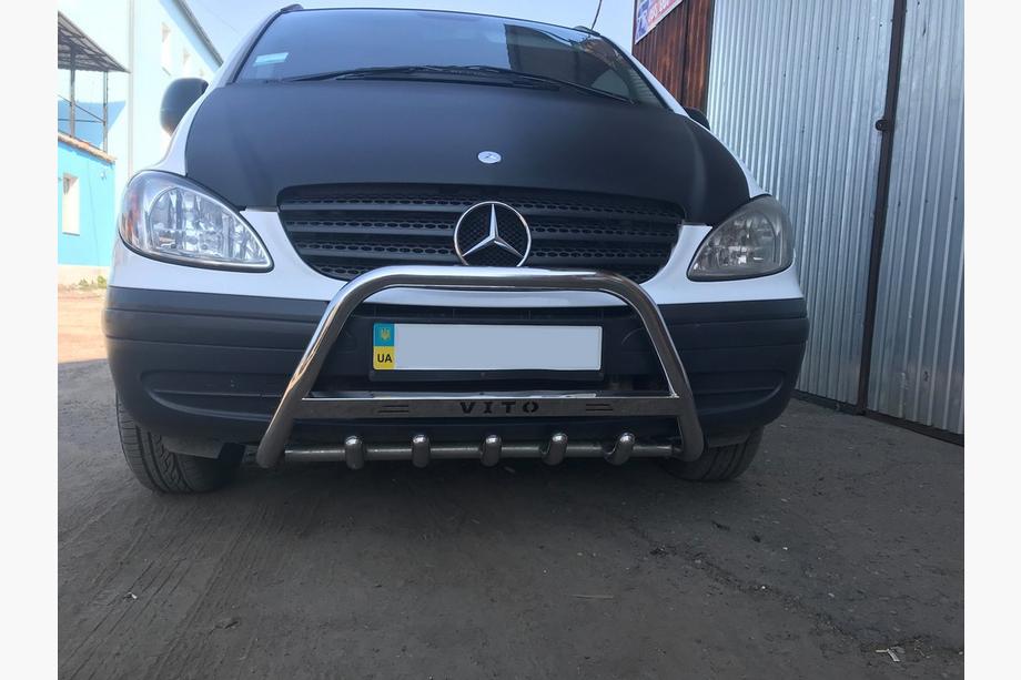 Mercedes Vito W639 2004–2014 Bullbar 60 mm (RVS) zonder opschrift, 2004-2010, 51 mm Foto 2