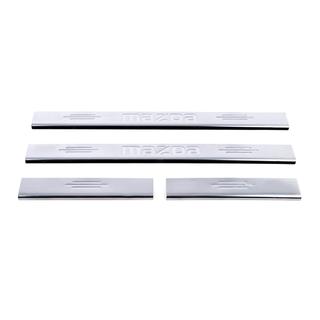 Carmos instaplijsten (4 stuks, RVS) V-1 Mazda 6 2003–2008 foto 2