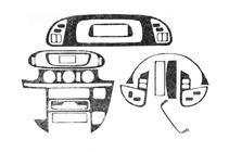Mercedes Sprinter W901/902/903/904/905 1995–2006 (cdi, 2000-2006) Dashboardpanelen sierlijsten (Meric) Titanium foto 4