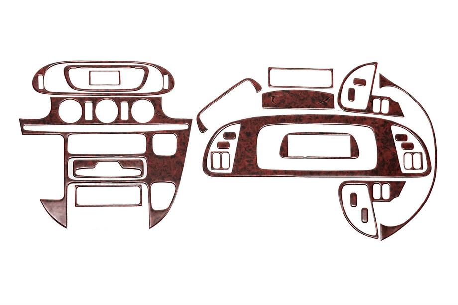 Mercedes Sprinter W901/902/903/904/905 1995–2006 (cdi, 2000-2006) Dashboardpanelen sierlijsten (Meric) Titanium Image