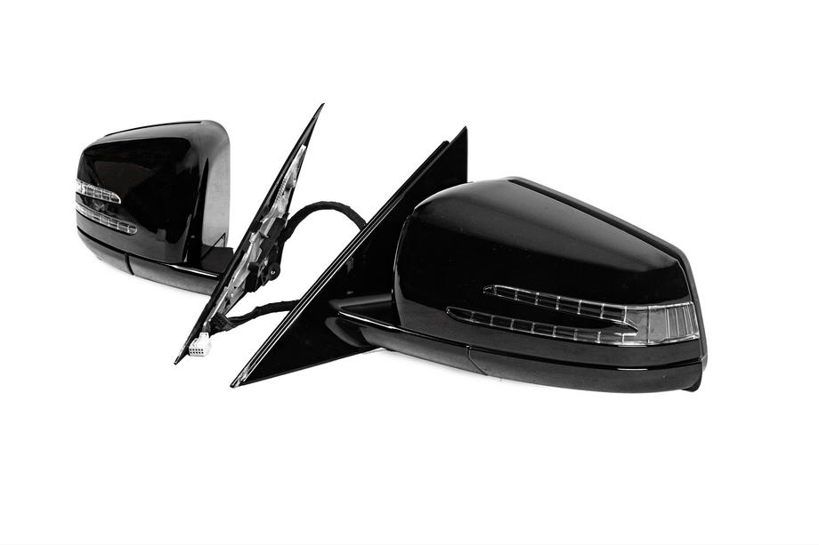 Mercedes S-class W221 2005–2013 Buitenspiegels facelift (2 stuks, zwart) Foto 2