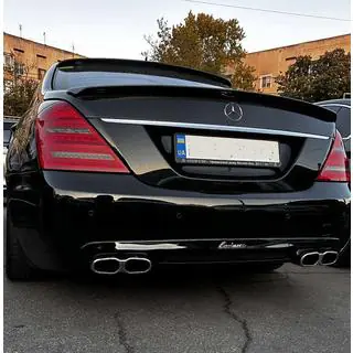 AMG S65 uitlaateindstukken foto 2