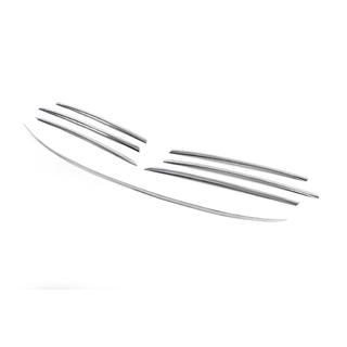 Randlijsten voor radiateurgrille (2000-2002, 7-delig, RVS) Mercedes Sprinter W901/902/903/904/905 1995–2006 foto 3