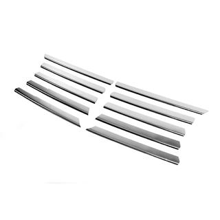 Grille sierlijsten (set van 10 stuks, RVS) foto 3