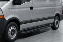 Nissan Interstar 2002–2010 Allmond Black side steps (2 st., aluminium) foto 1