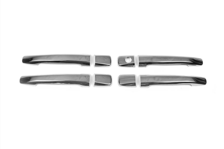 Mercedes E-class W124 1984–1997 Deurgreep covers (set 4 stuks, RVS) Foto 5