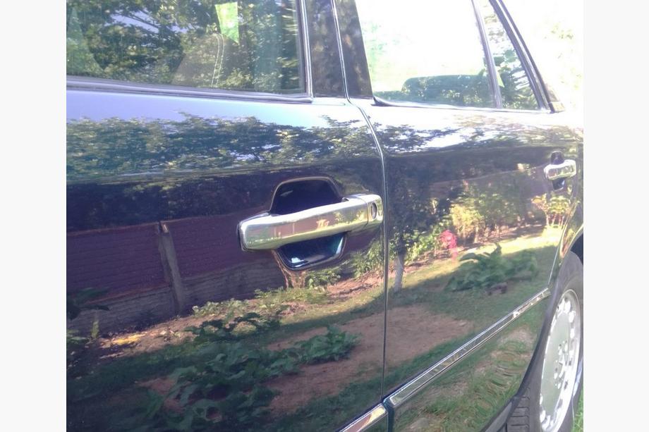 Mercedes E-class W124 1984–1997 Deurgreep covers (set 4 stuks, RVS) Foto 6