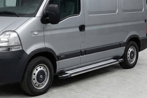 Nissan Interstar 2002–2010 Rainbow zijtreden (set van 2, aluminium) foto 1