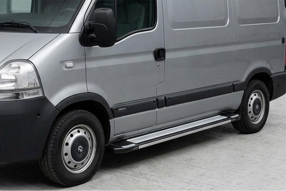 Nissan Interstar 2002–2010 Rainbow zijtreden (set van 2, aluminium) Image