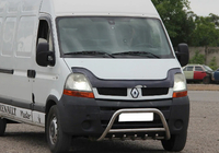 Nissan Interstar 2002–2010 Voorste bullbar WT003 (RVS) foto 3