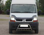 Nissan Interstar 2002–2010 Voorste bullbar WT003 (RVS) foto 1