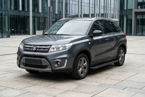 Suzuki Vitara 2015– Allmond Black side steps (2 st., aluminium) foto 1