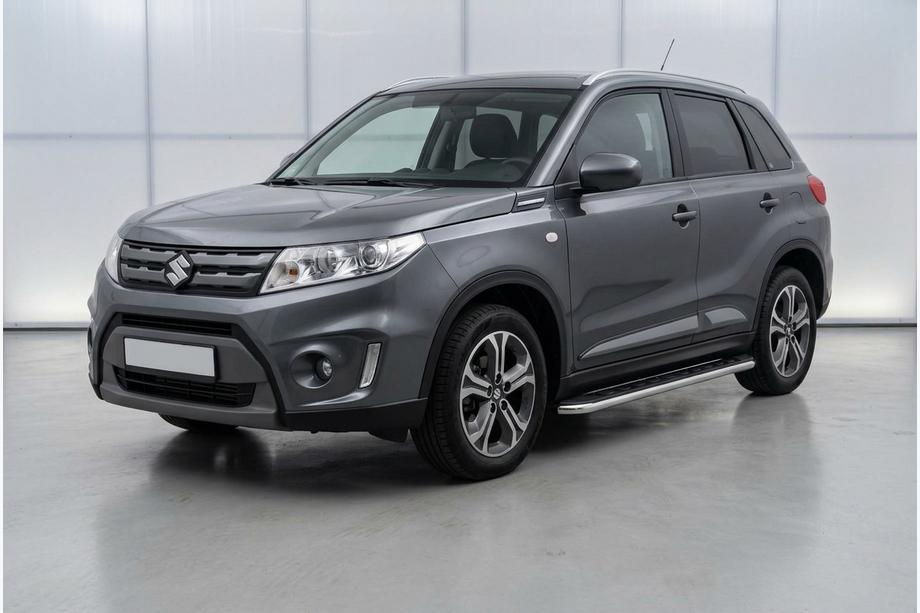 Suzuki Vitara 2015– Maydos V1 zijtreden (set 2 stuks, aluminium + RVS) Image