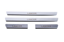 Mitsubishi Lancer 9 2004–2008 Carmos V1 instaplijsten (4 stuks, RVS) foto 2