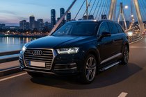 Audi Q7 2015–2026 Side steps Line (2 stuks, aluminium) foto 1