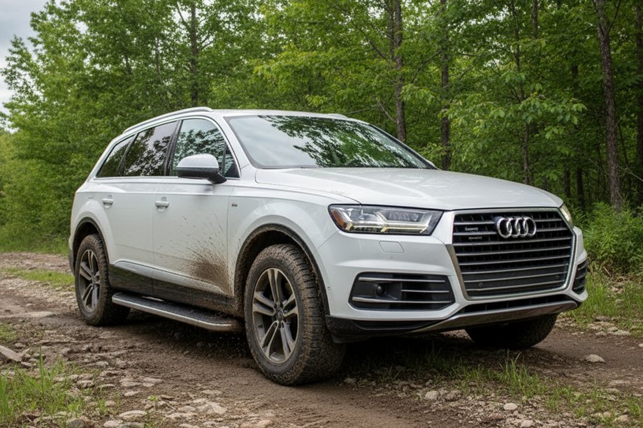 Audi Q7 2015–2026 Side steps Tayga Grey (2 stuks, aluminium) Image