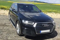Audi Q7 2015–2026 Fullmond side steps (2 stuks, aluminium) foto 3