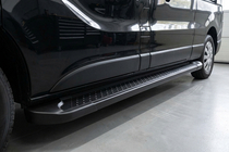 Fiat Talento 2016– Allmond Black side steps (2 st., aluminium) Korte wielbasis foto 1