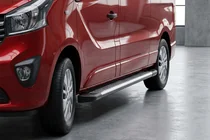 Opel Vivaro 2015–2019 Side steps Line (2 stuks, aluminium) foto 1