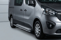 Opel Vivaro 2015–2019 Rainbow zijtreden (set van 2, aluminium) foto 1