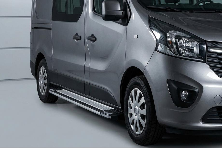 Opel Vivaro 2015–2019 Rainbow zijtreden (set van 2, aluminium) Image